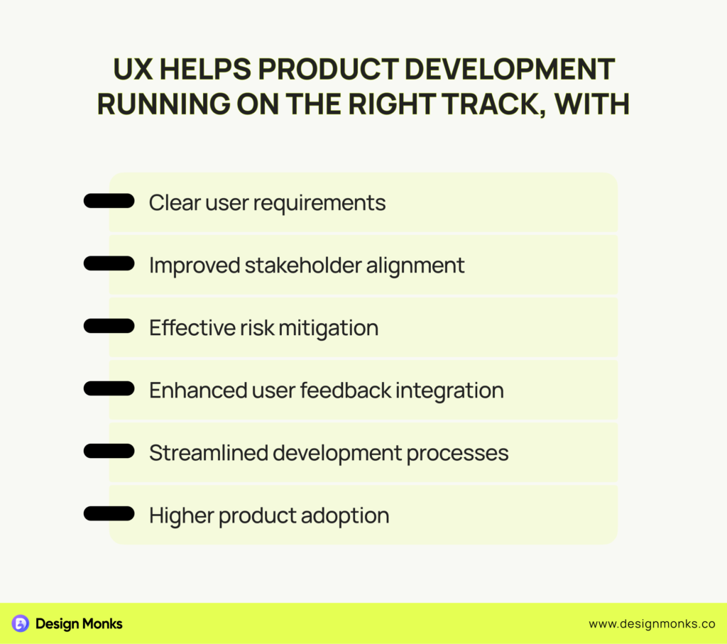 UX helps Product Development Running on the Right Track