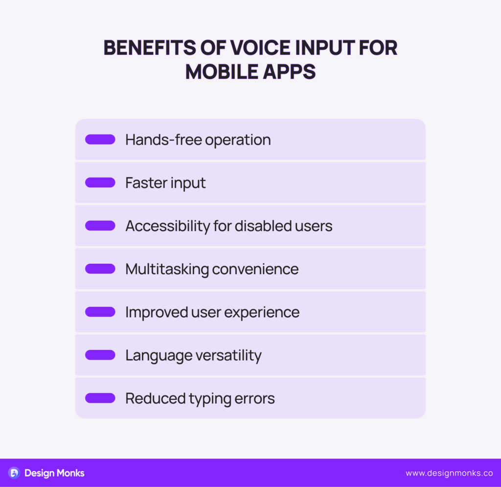 Voice Input for Mobile Apps