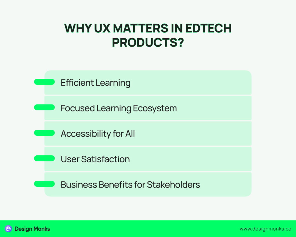 Why UX Matters in Edtech Products