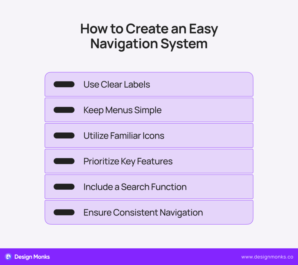 How to Create an Easy Navigation System