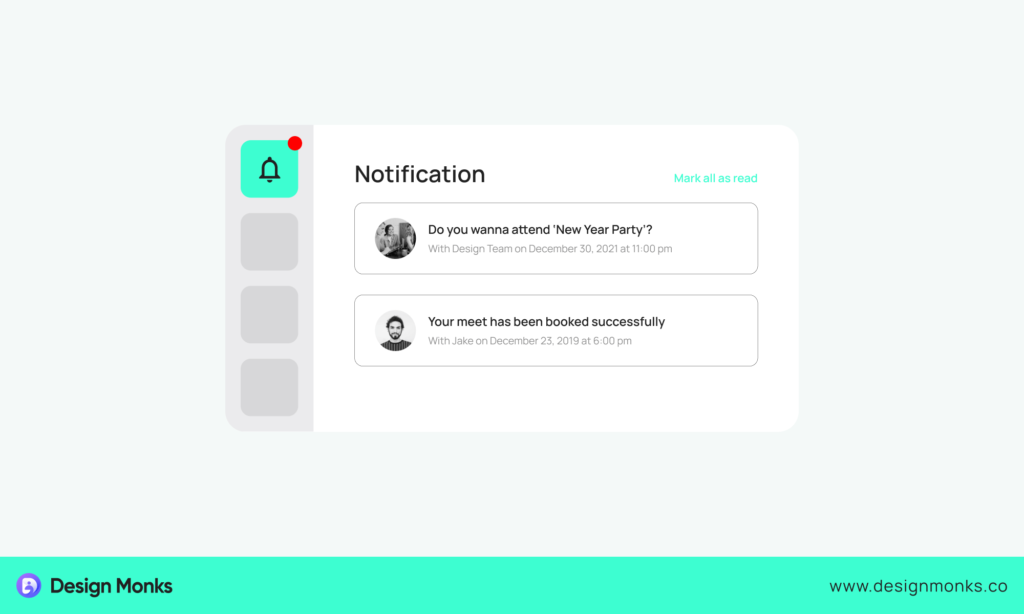 Notification, User Interface Elements