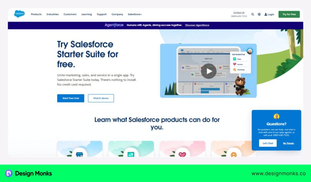 Salesforce, Enterprise UI design